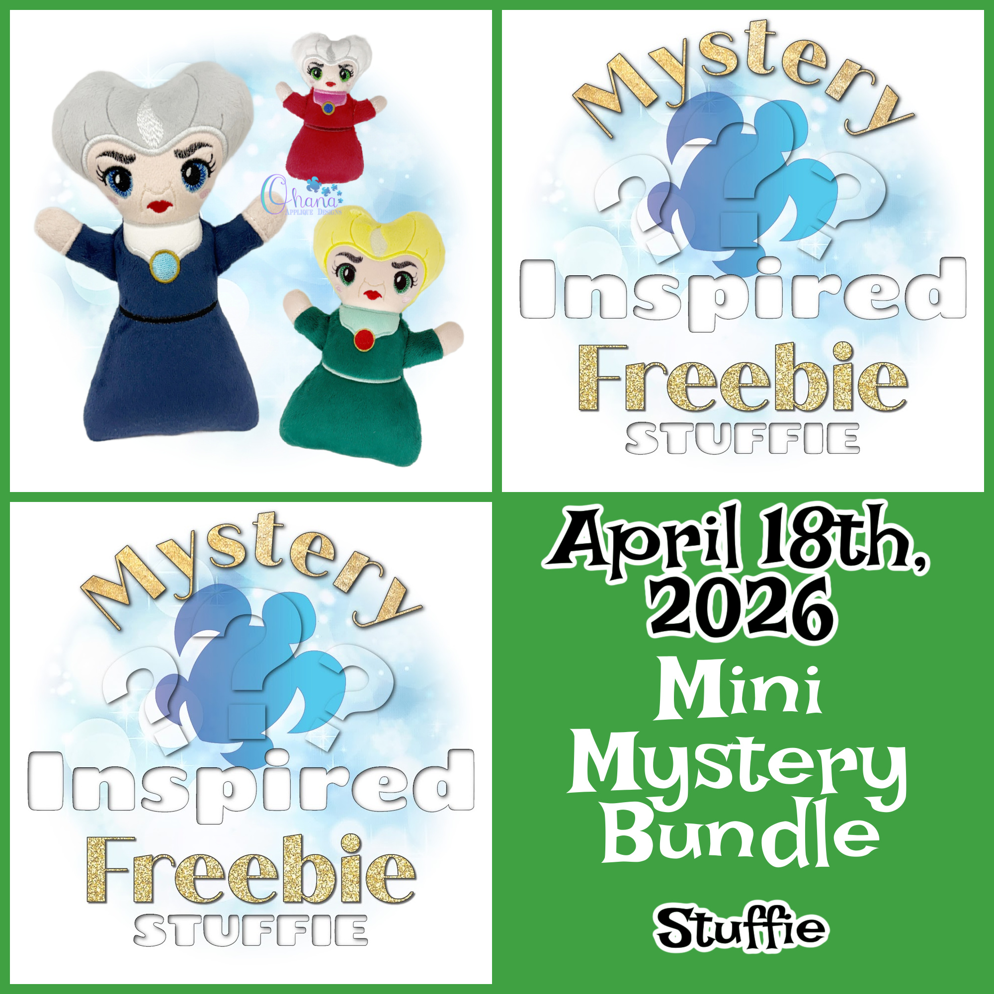 OAD 26.04.18 Mini Mystery Bundle Stuffie April 18th - Stuffie Mini Mystery Bundle