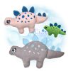 OAD 2604 Silas Stegosaurus Stuffie 2000 BH Silas Stegosaurus Stuffie Embroidery