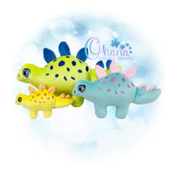 Silas Stegosaurus Stuffie Embroidery