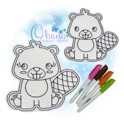 Beaver Flat Color Doll