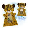 OAD 2605 Cheetah HP 2000 SL Cheetah Hand Puppet Embroidery