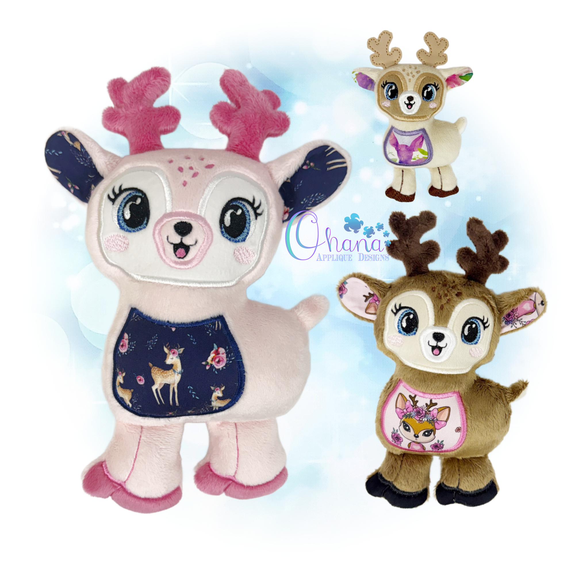 Delilah Deer Stuffie Embroidery