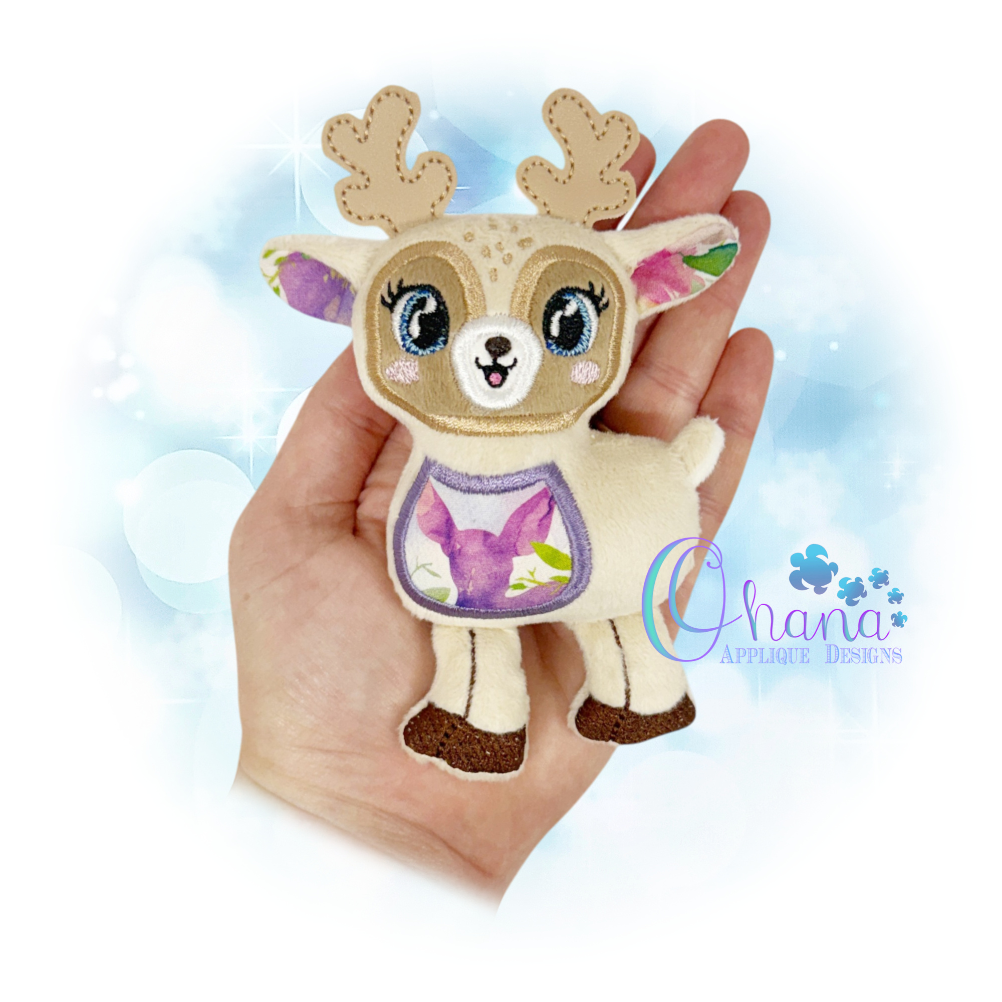 Delilah Deer Stuffie Embroidery