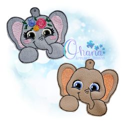Elephant Single Candy Cane