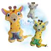 OAD 2605 Giraffe BB Stuffie 2000 HK (2) Giraffe Book Buddy Stuffie