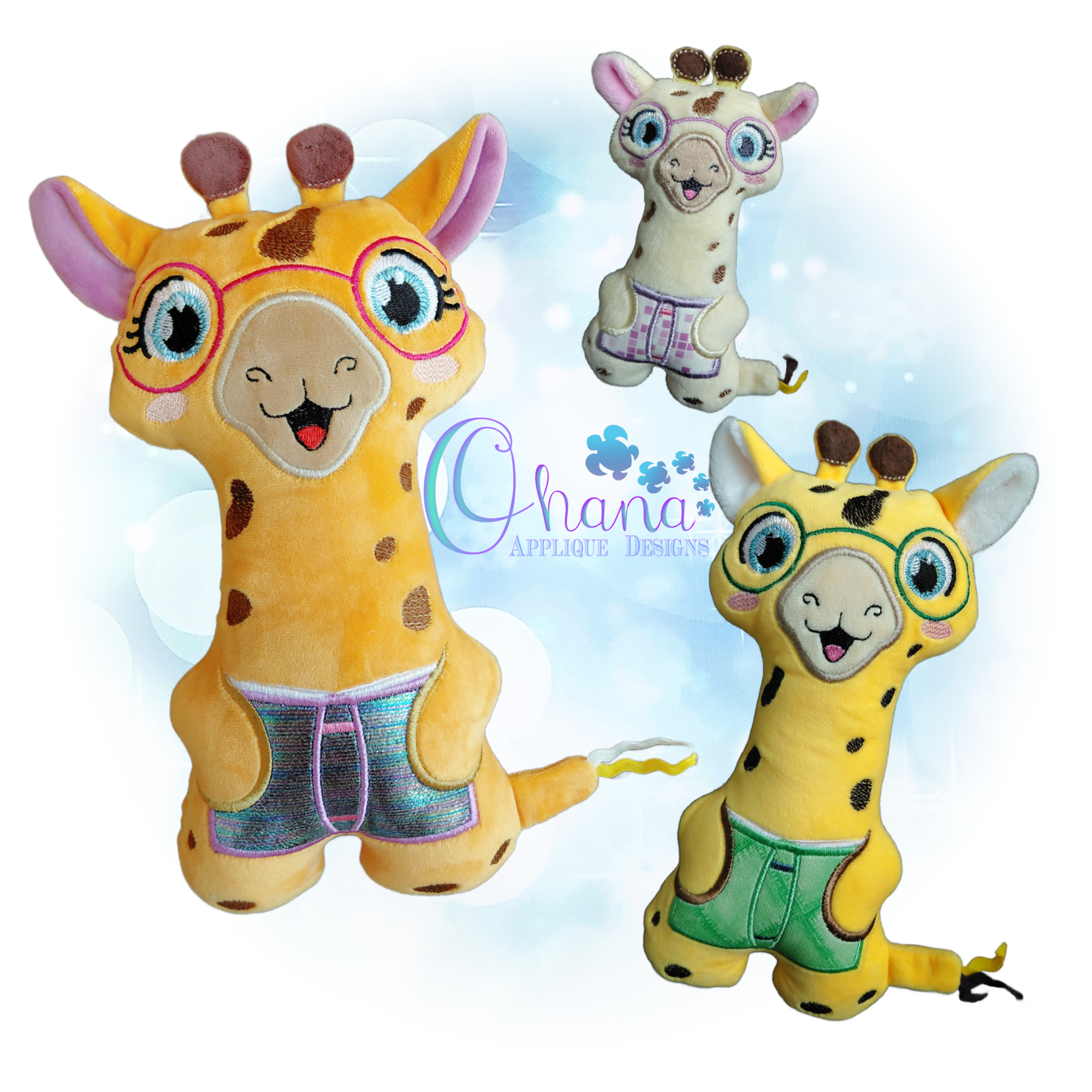 Giraffe Book Buddy Stuffie