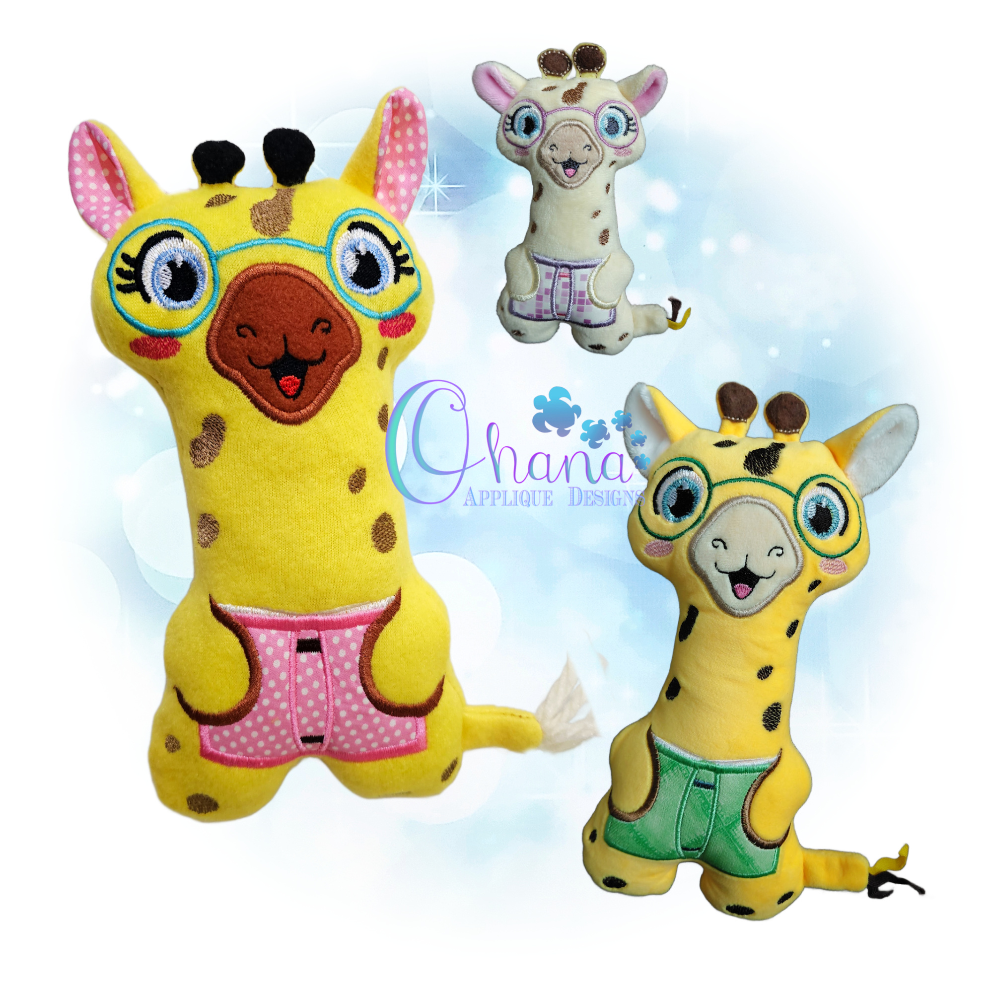 Giraffe Book Buddy Stuffie