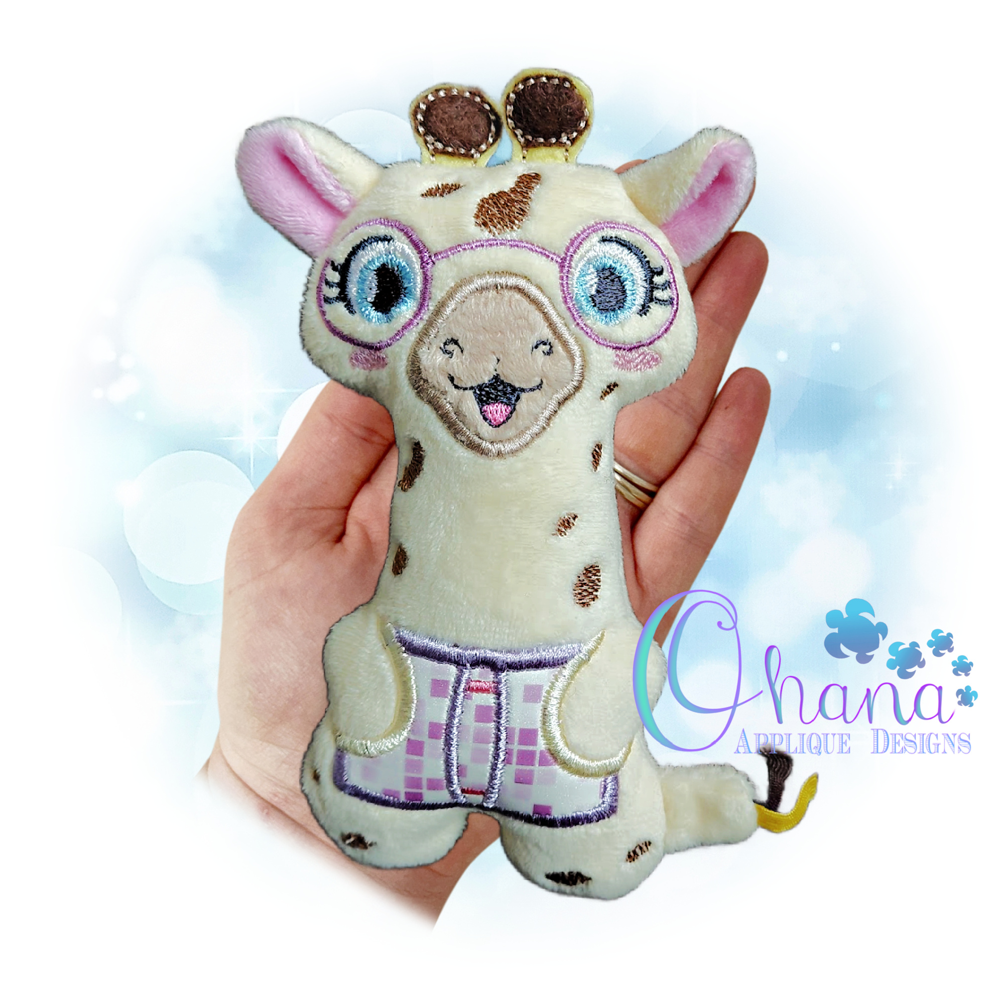 Giraffe Book Buddy Stuffie