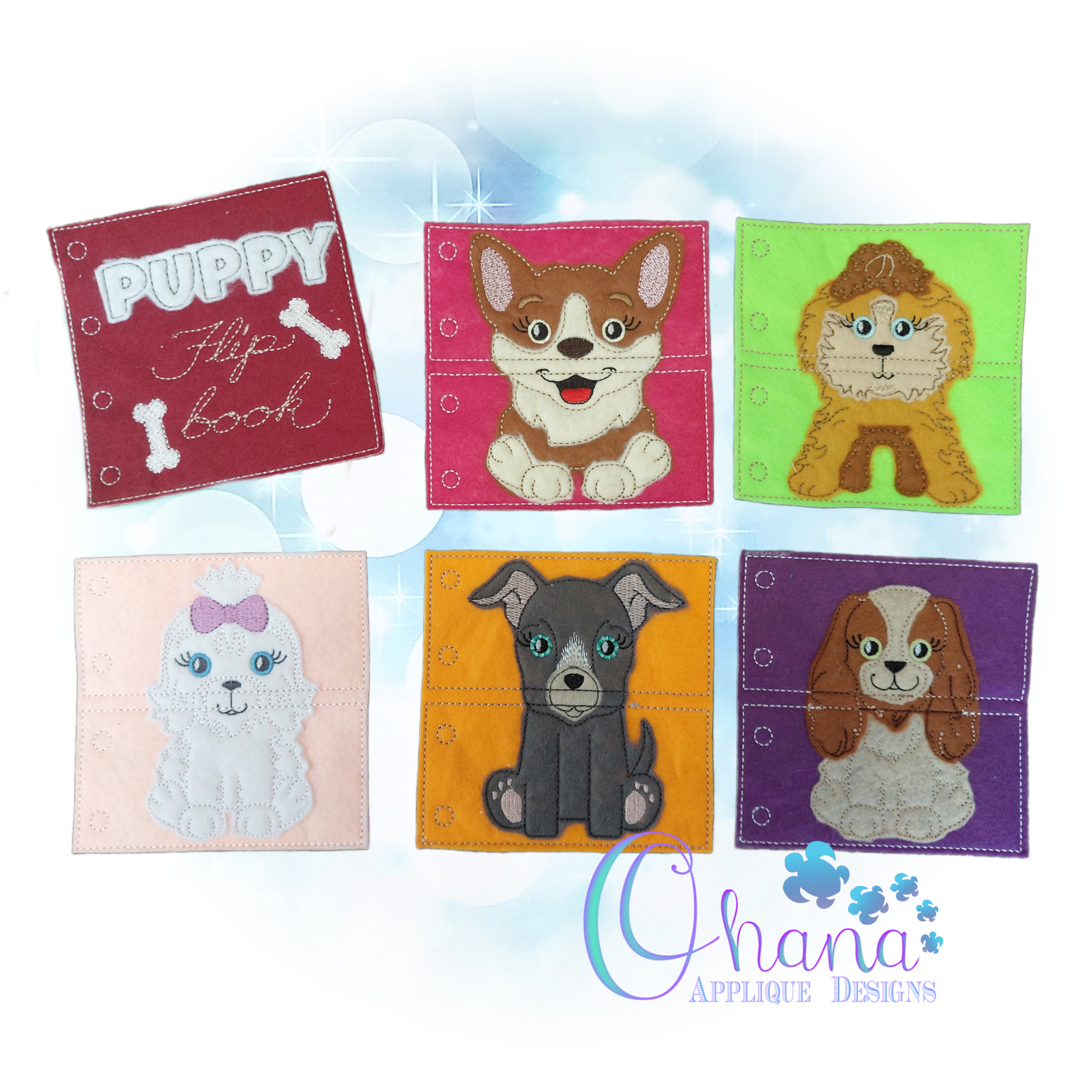 OAD 2605 Puppy 2 FB 2000 HK More Puppies Flip Book
