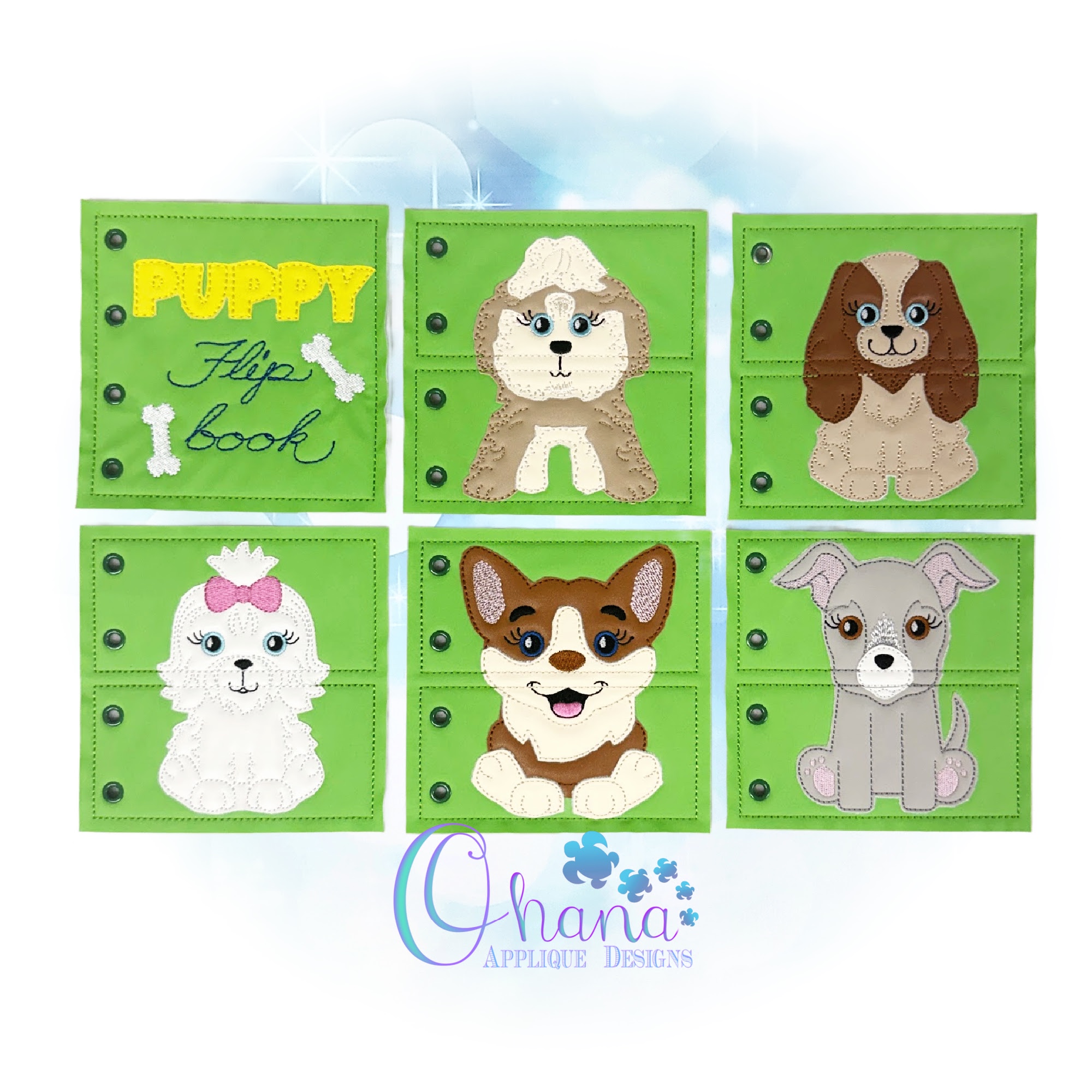 OAD 2605 Puppy 2 FB 2000 LA More Puppies Flip Book