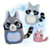 OAD 2605 Raccoon Egglet 2000 RK ME Raccoon Egglet Stuffie Embroidery