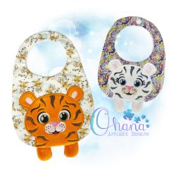 Tiger Bib Embroidery Design