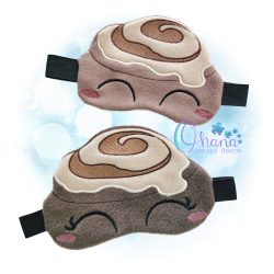 Cinnamon Roll Sleep Mask
