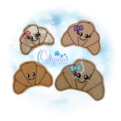 Croissant Feltie Embroidery Design