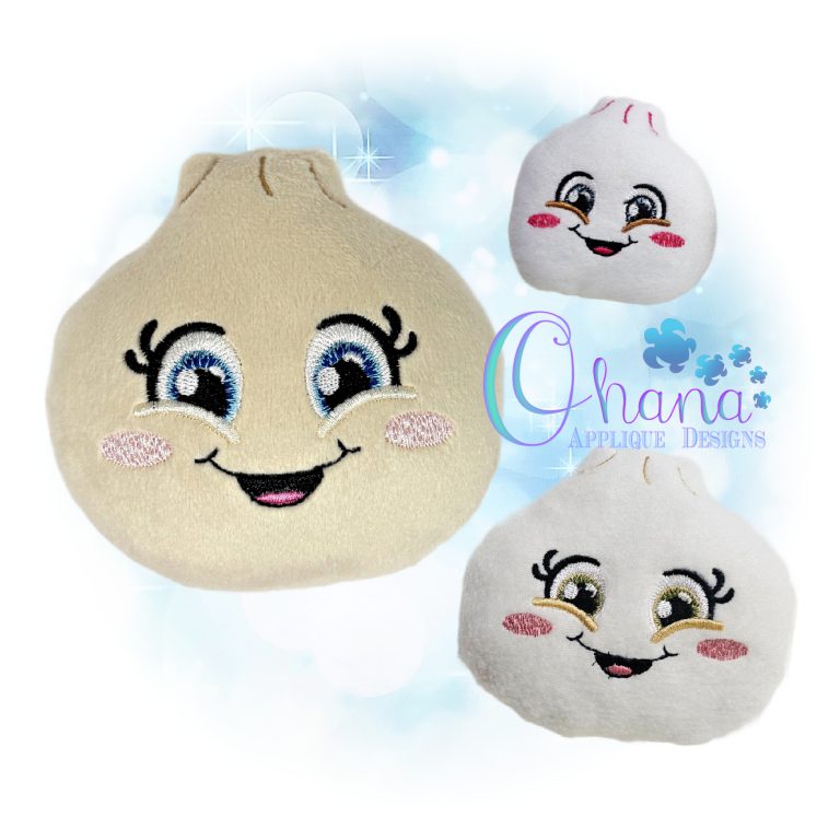 Dumpling Stuffie Embroidery Design