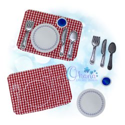 Placement Play Set Embroidery