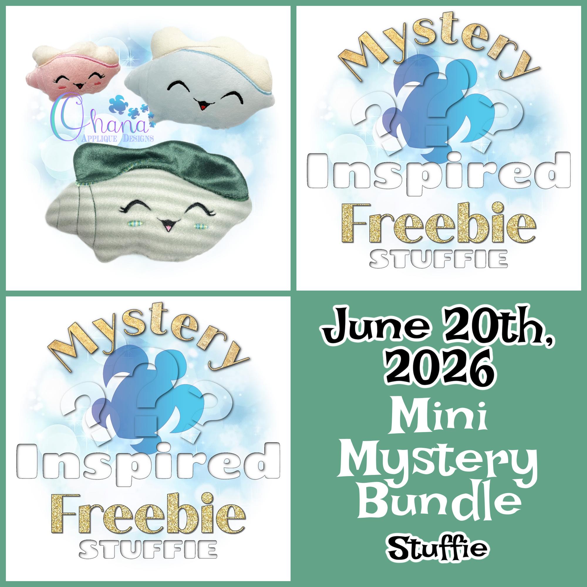 OAD 26.06.20 Mini Mystery Bundle Stuffie June 20th - Mini Mystery Stuffie