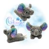 OAD 2604 Elephant TTB Stuffie 2000 MH Elephant Tummy Time Buddy