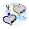 OAD 2605 Dad Heart KC 2000 RK Dad Heart Key Chain