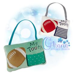 Football Tooth Fairy Pillow