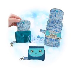 Honu Snap Pouch Embroidery