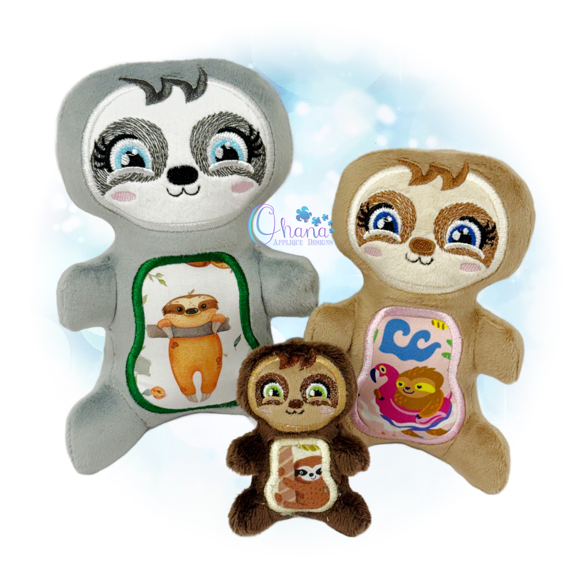 OAD 2605 Sloth LS 2000 LA Sloth Little Sitter Stuffie