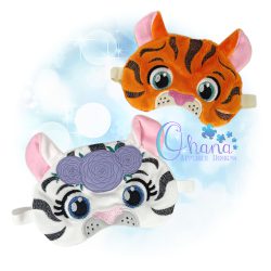 Floral Tiger Sleep Mask