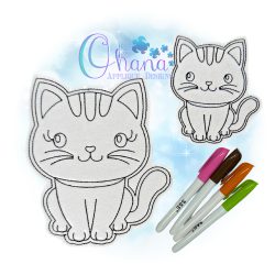 Cat Flat Color Doll
