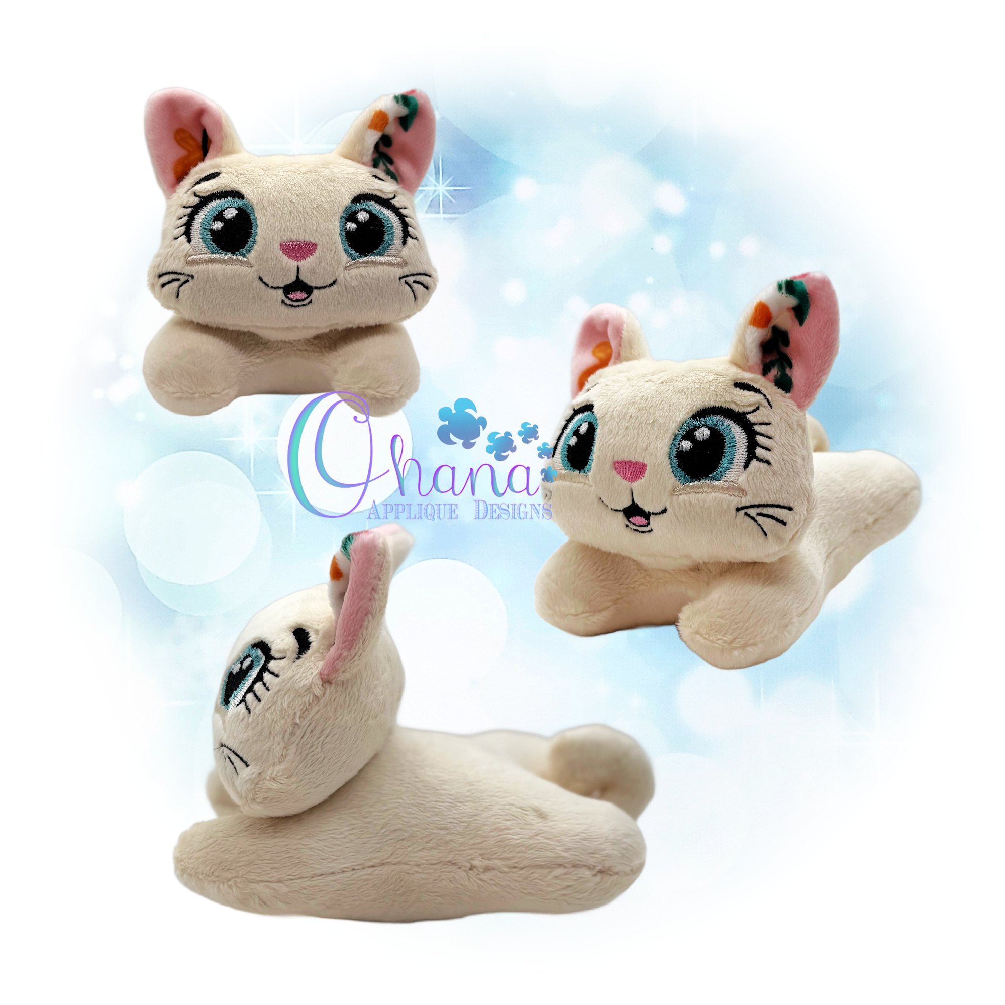 OAD 2606 Cat TTB 2000 RG Kitty Tummy Time Buddy