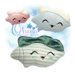 Conch Seashell Stuffie Embroidery