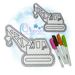 Crane Flat Color Doll