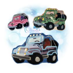 Jeep Stuffie Embroidery Design