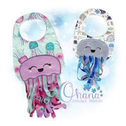 Jellyfish Bib Embroidery Design