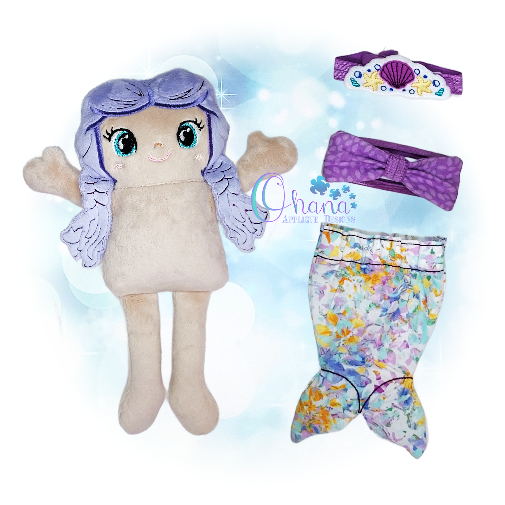 Doll and Mermaid Outfit Bundle