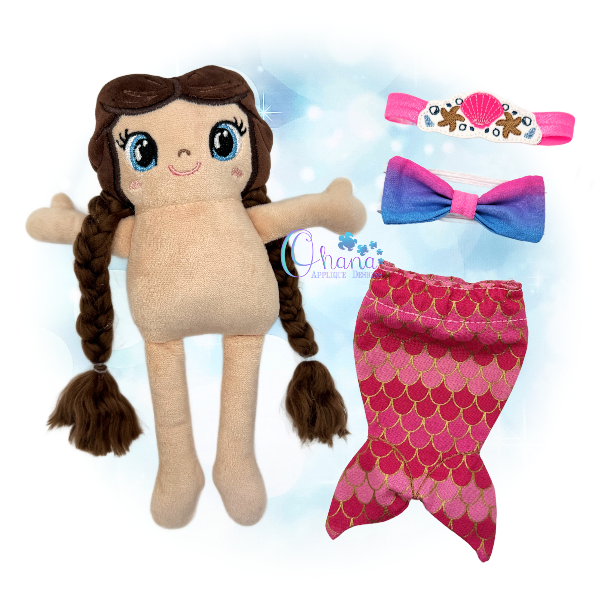 Doll and Mermaid Outfit Bundle