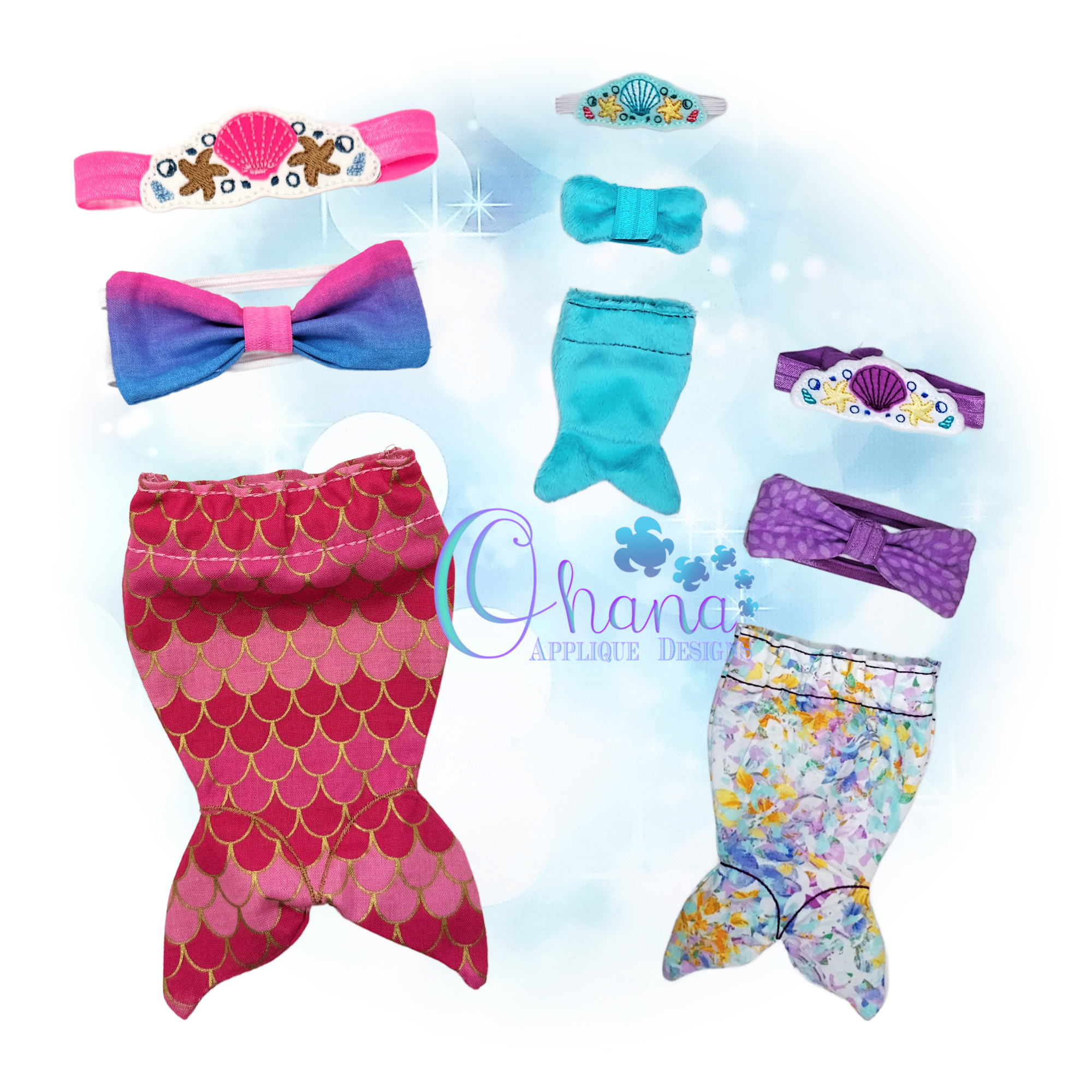 OAD 2606 Mermaid DU Doll OUTFIT 2000 EC RG copy Dress Up Doll Mermaid