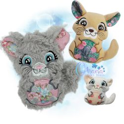 Pocket Chinchilla Stuffie Embroidery