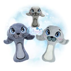 Seal Rattle Embroidery Design