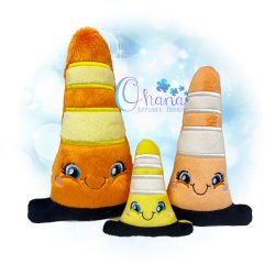 Traffic Cone Stuffie Embroidery