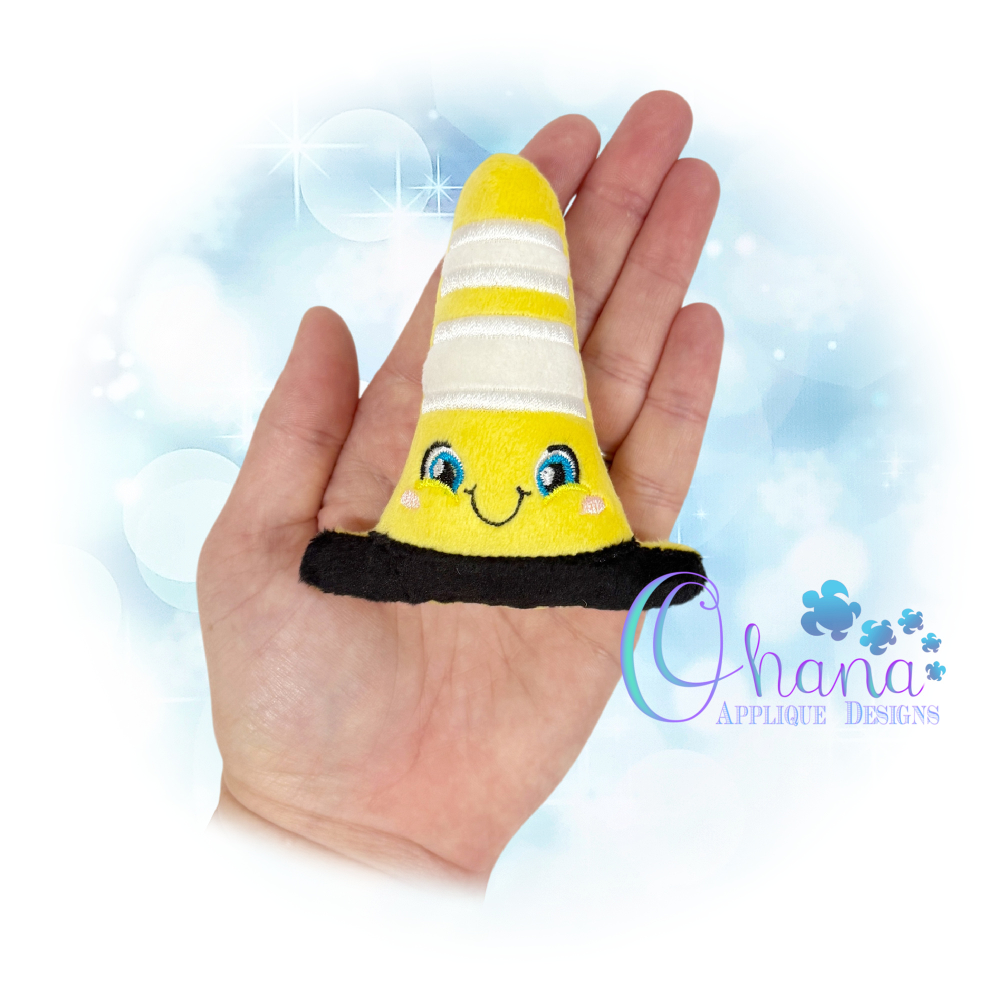 OAD 2606 Traffic Cone Stuffie 44 2000 LA Traffic Cone Stuffie Embroidery