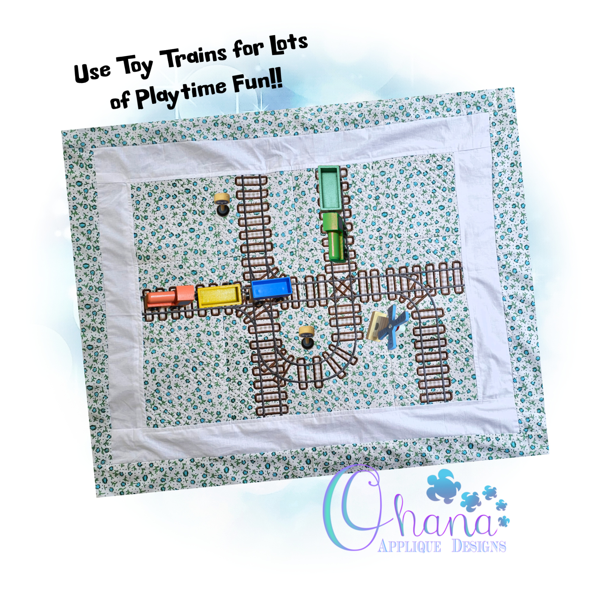 Train Track Quilt Blocks