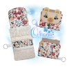 Bear Snap Pouch Embroidery