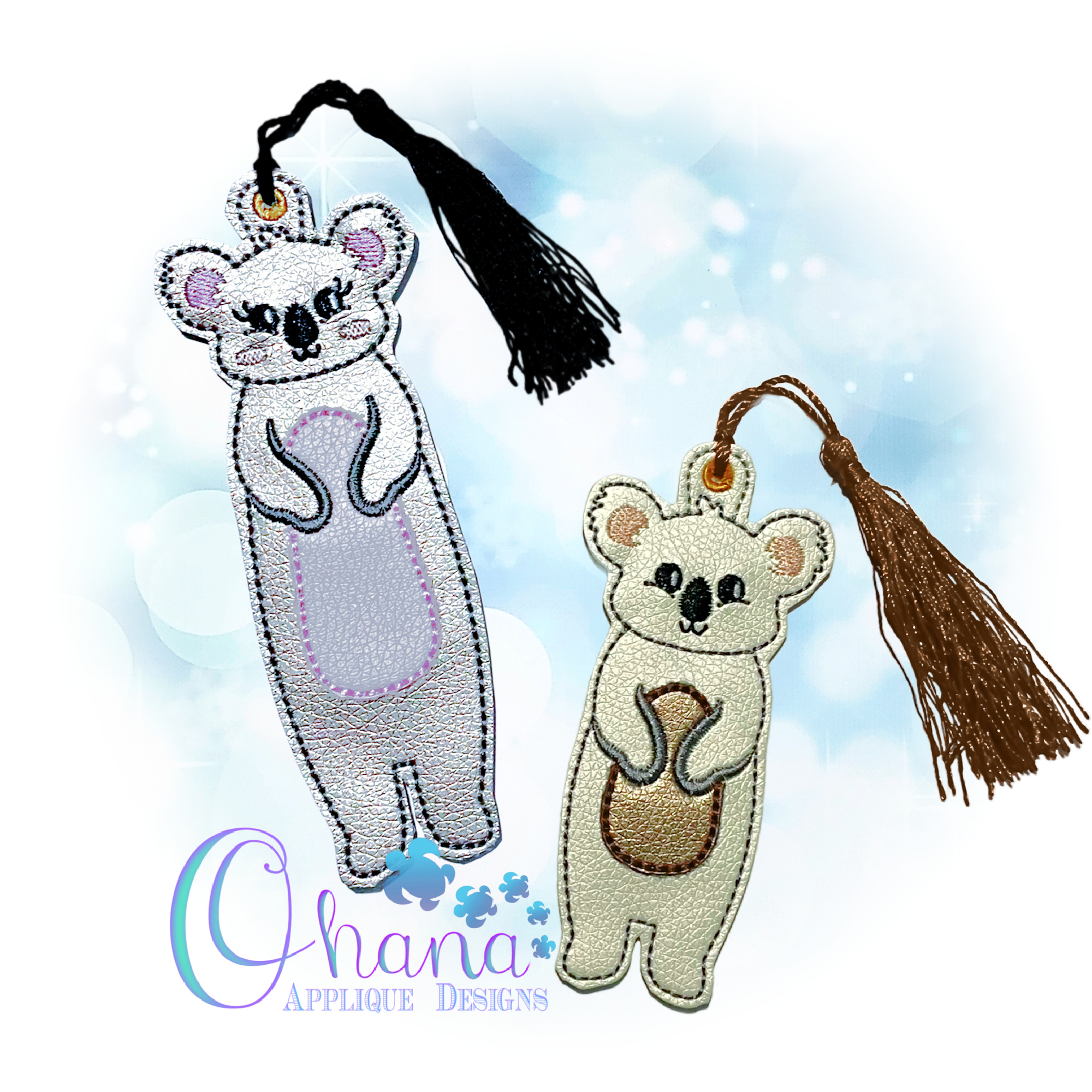 OAD 2607 Bonnie Koala BM 2000 SL Bonnie Koala Bookmark Embroidery