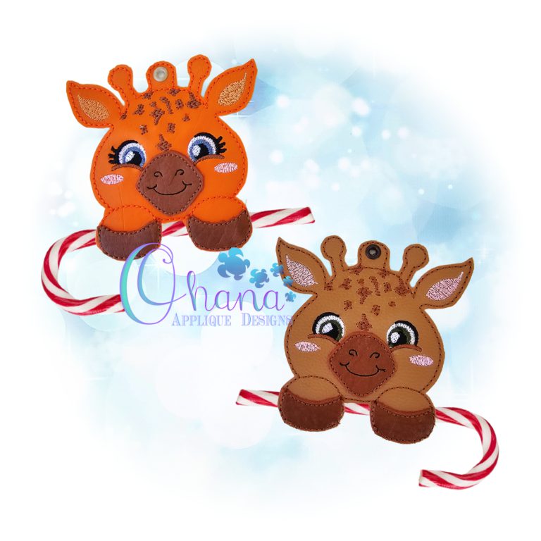 Giraffe Single Candy Cane
