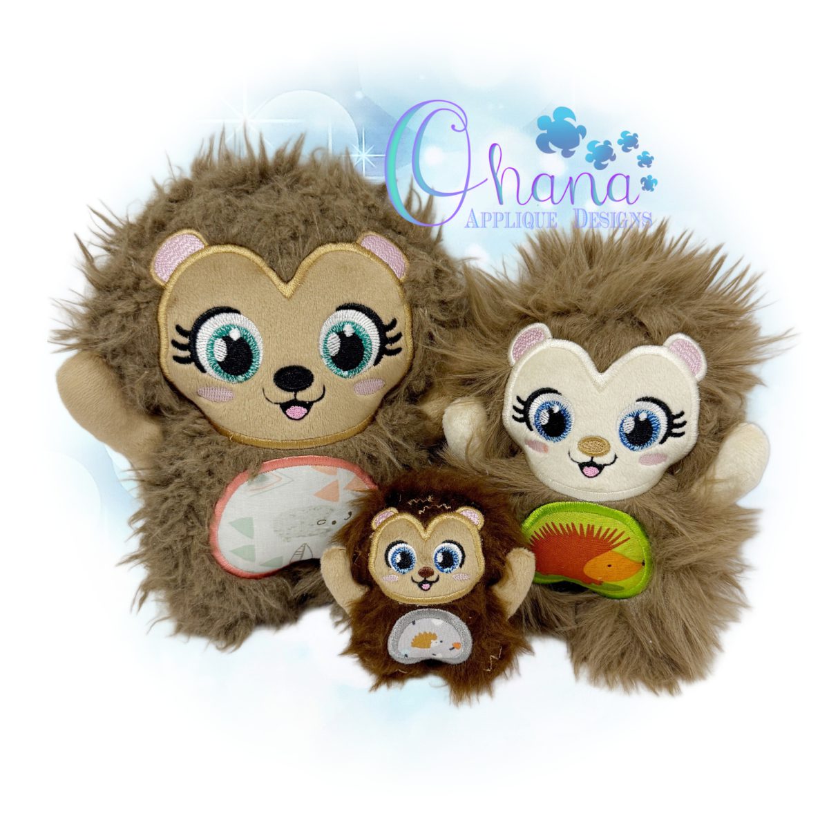 Huggable Hedgehog Stuffie Embroidery