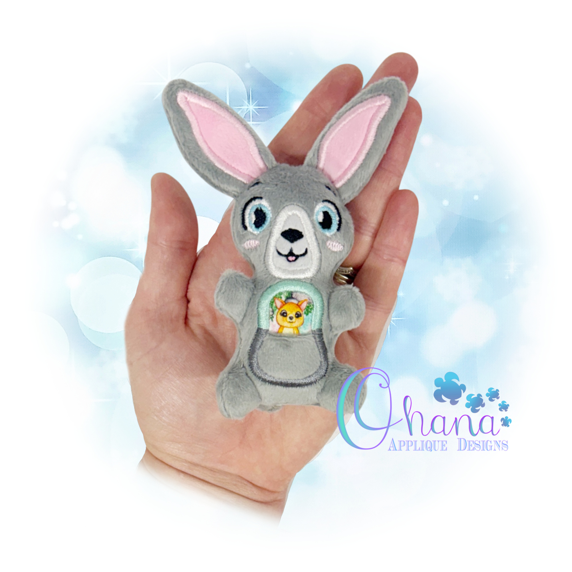 OAD 2607 Kangaroo LS Stuffie 44 2000 LA Kangaroo Little Sitter Stuffie