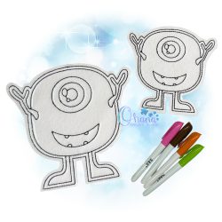 Round Cyclops Monster Flat