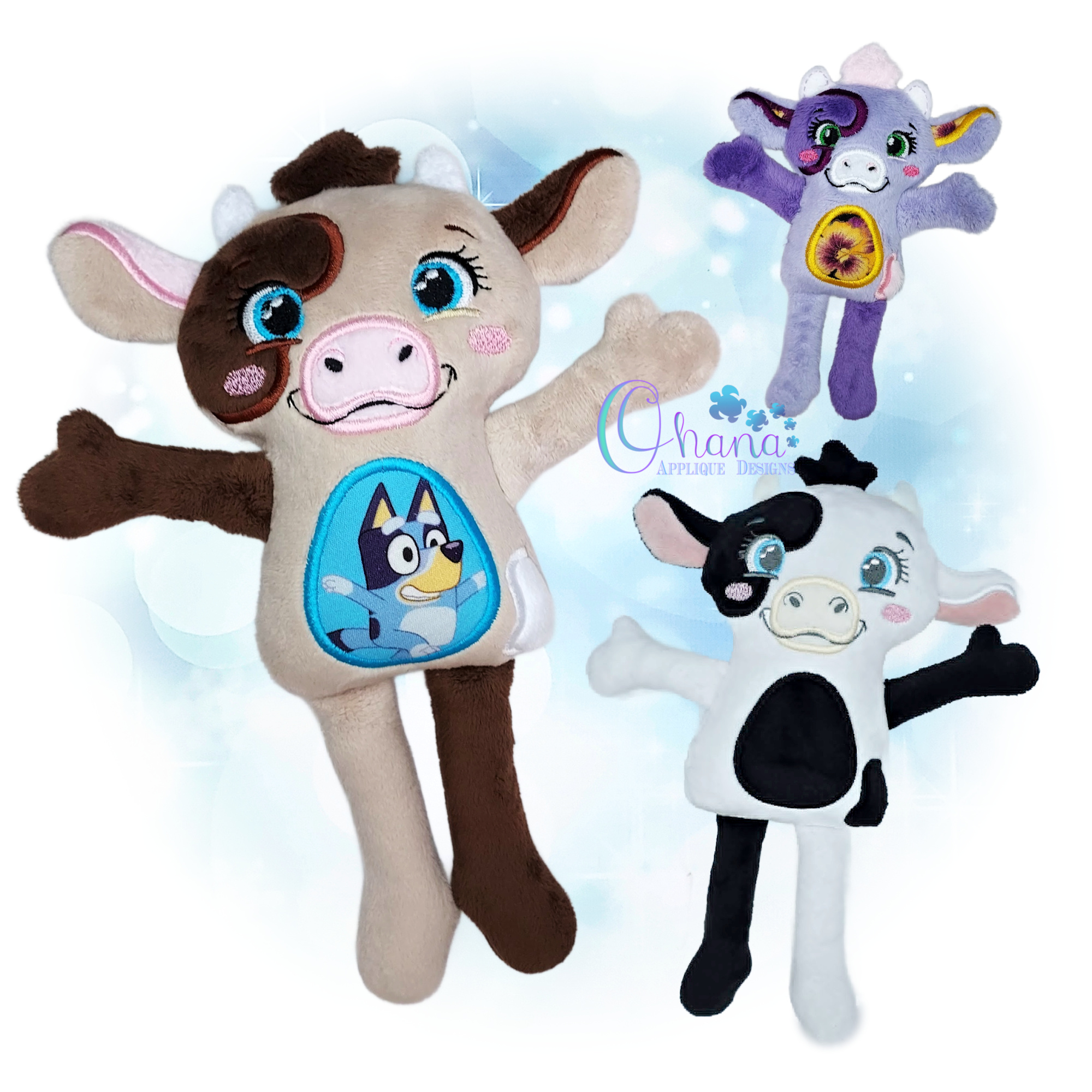OAD 2608 Cow Dress Up Doll ONLY 2000 EC ME Cow Dress Up Doll