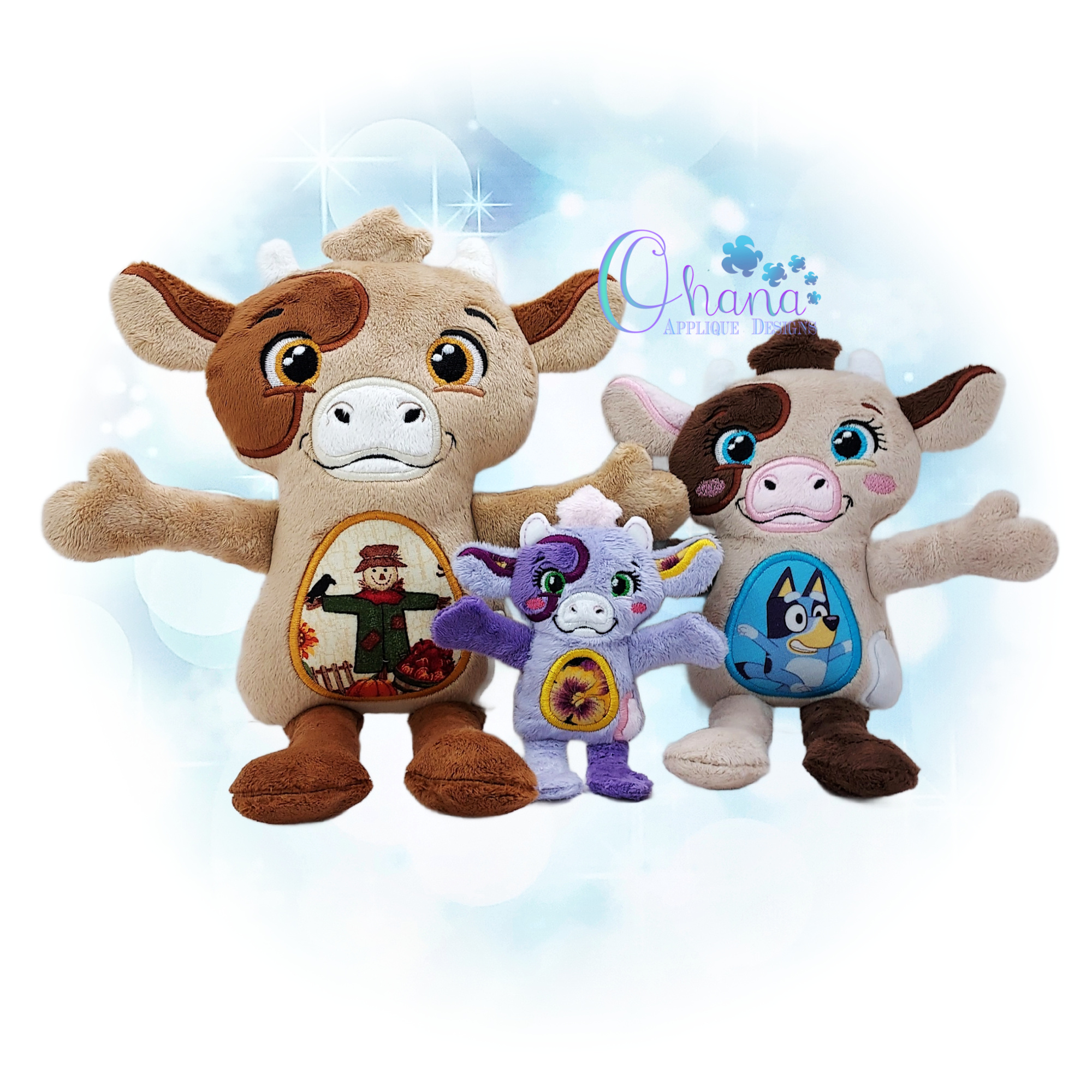 Cow Dress Up Doll Stuffie *Outfit sold separately*